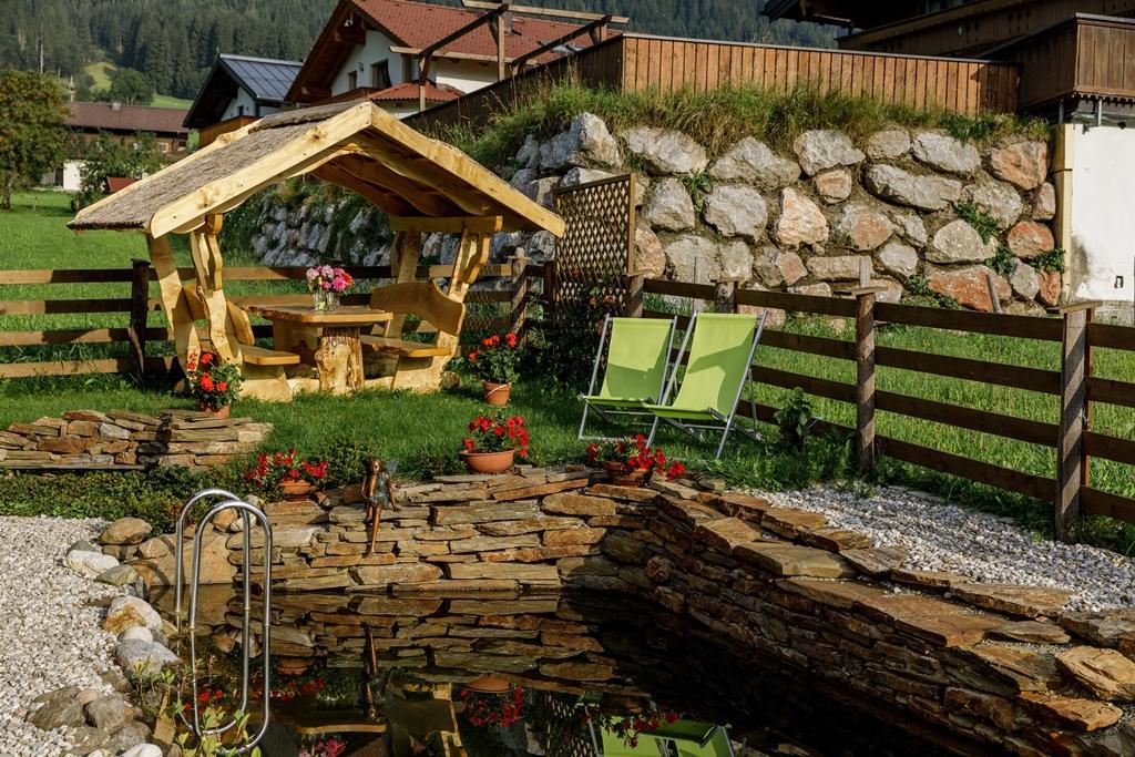Penthousewohnung Mit Garten Sauna Pool Maishofen Bagian luar foto