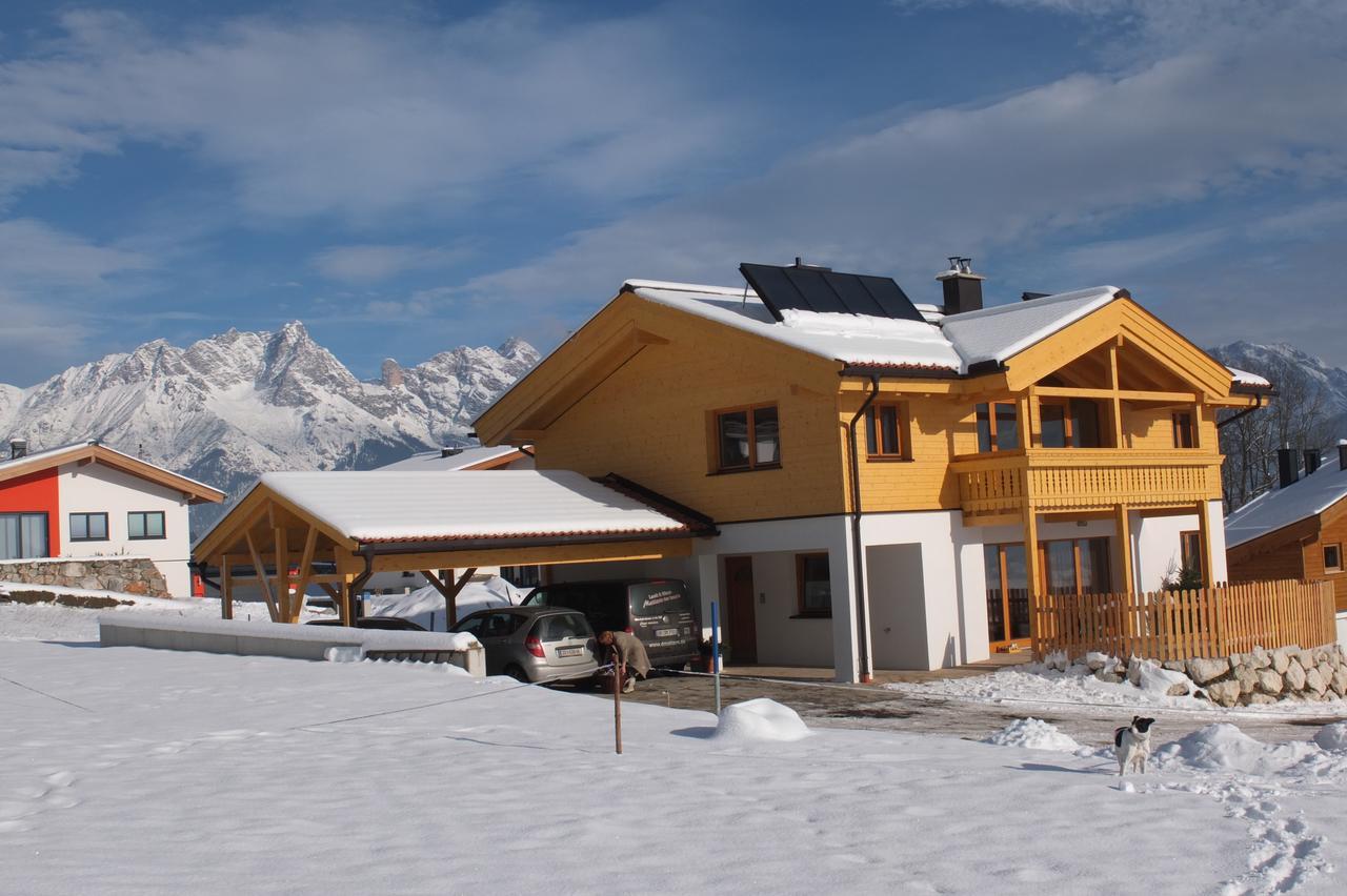 Penthousewohnung Mit Garten Sauna Pool Maishofen Bagian luar foto